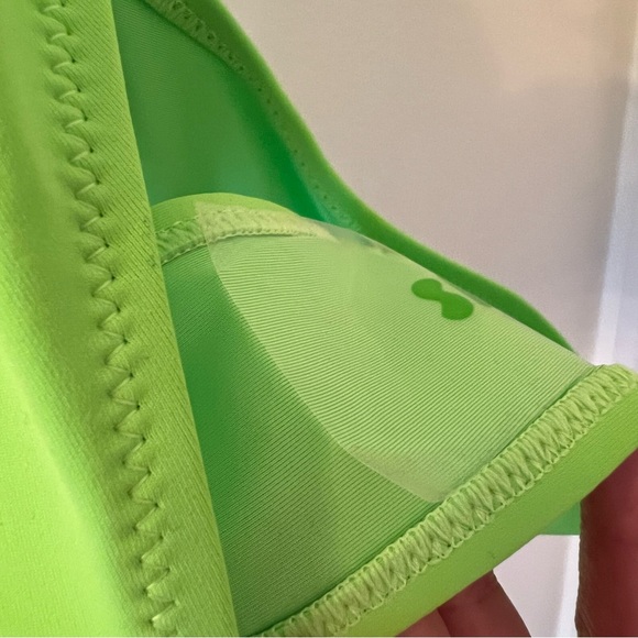 SKIMS SWIM LACE UP MONOKINI | NEON GREEN / XS NEVER WORN NWT - Picture 5 of 11